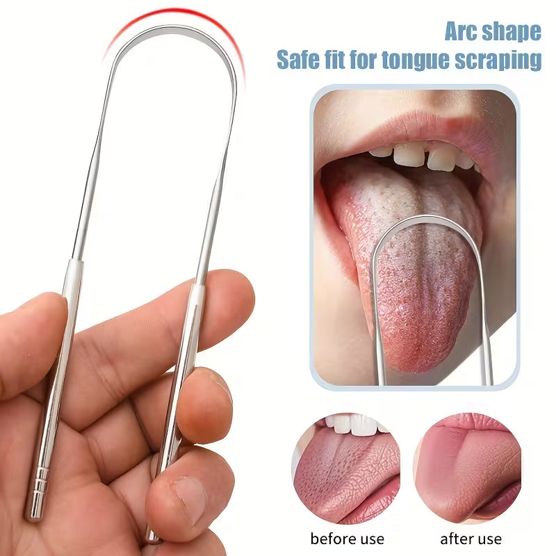 3 pcs dental tongue cleaner