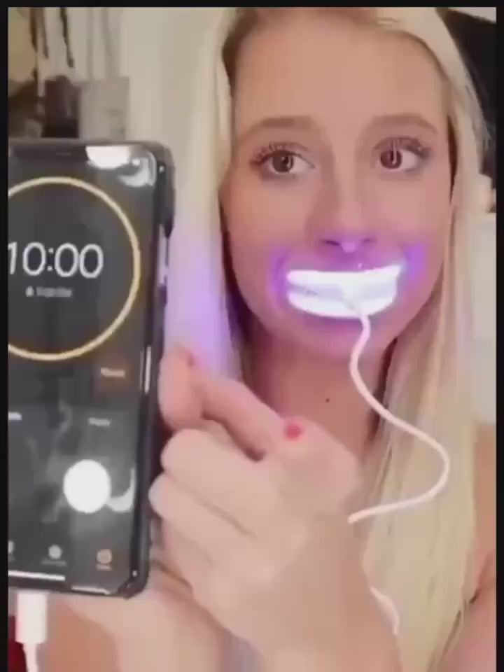 Led portable teeth cleaner